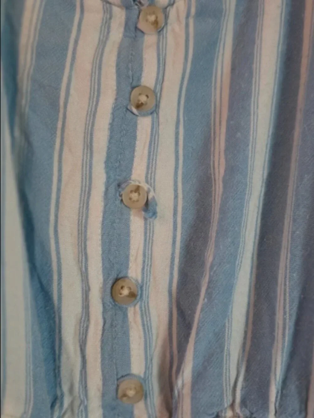 Blue and White Girls Justice Jumper